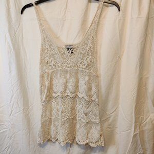 COPY - Excellent condition! Crochet women's top - size medium